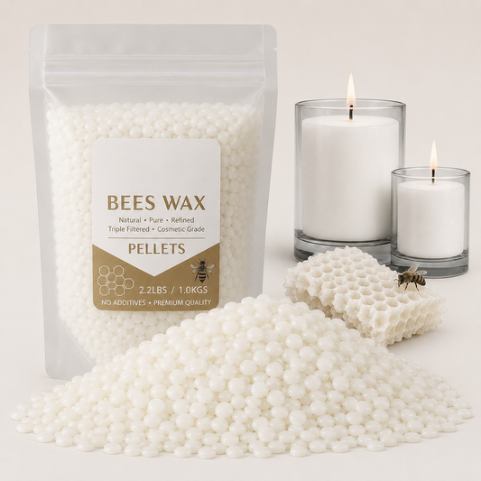 Premium White Natural Beeswax for Candle Making #BW1020