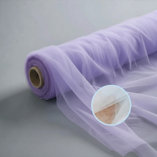 1M Purple Premium Soft Tulle Fabric Roll #BC3986