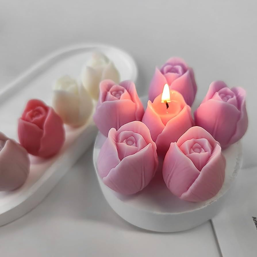 Tulip Flower Silicone Candle Mold