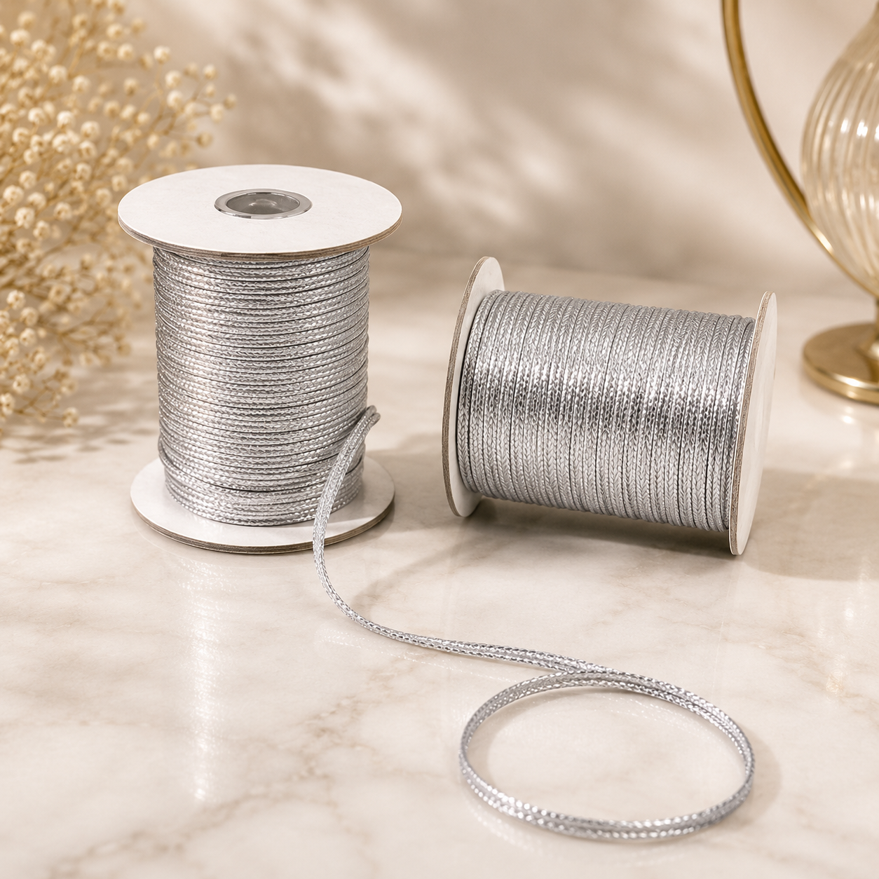 Shiny Chrome Ribbon – 100m #CR4033