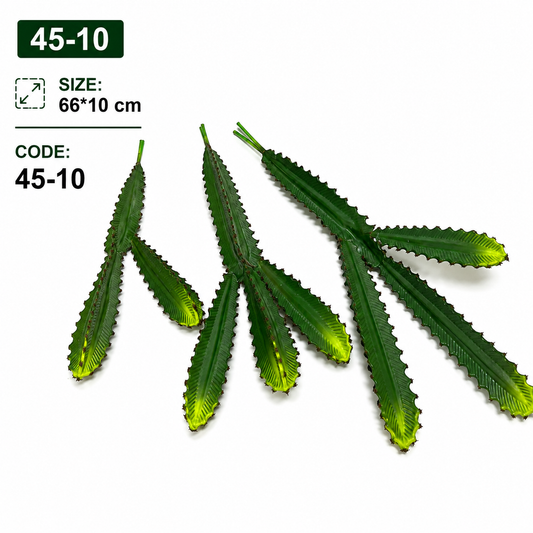 Artificial Cactus Branch – Set of 3 | 66 × 10 cm ##45-10