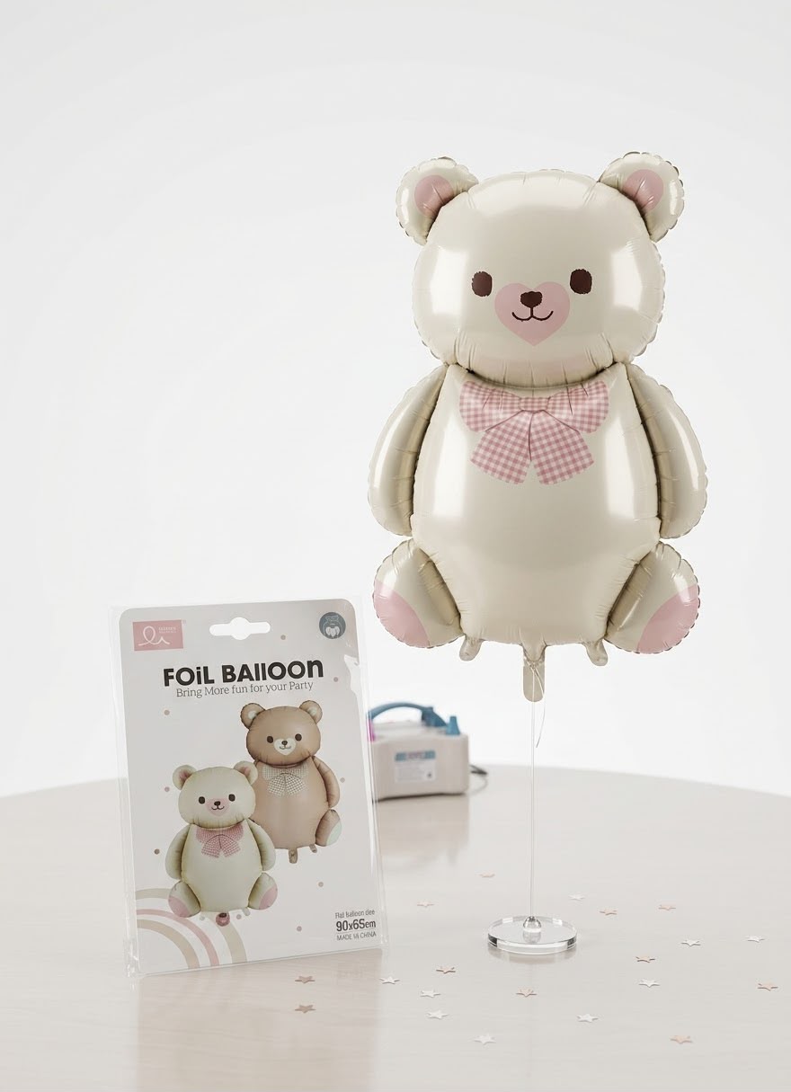 Teddy Bear Foil Balloon – 90 × 65 cm #FBT001