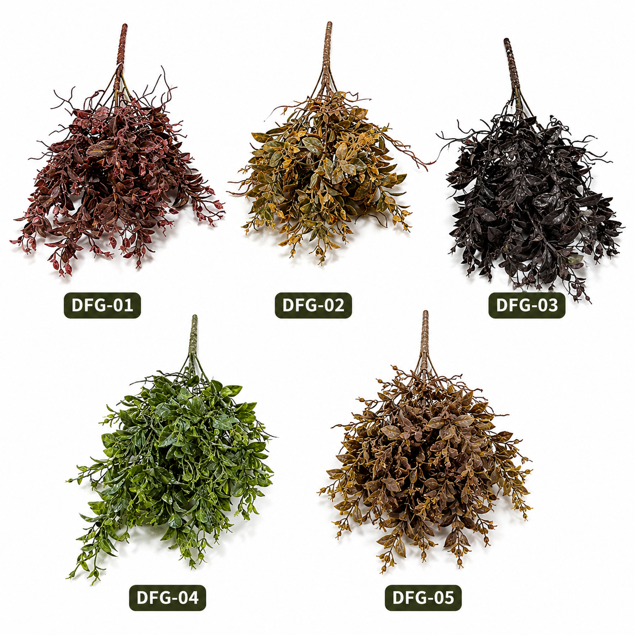 Artificial Hanging Mixed Leaf Bush #AF4164