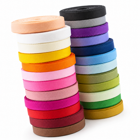 22M / Grosgrain Ribbon – Multiple Sizes & Colors #GB4186