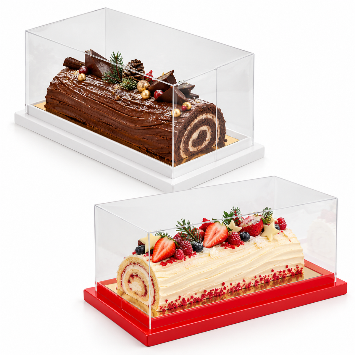 Pvc Clear Box With Carton Base  #PB2646
