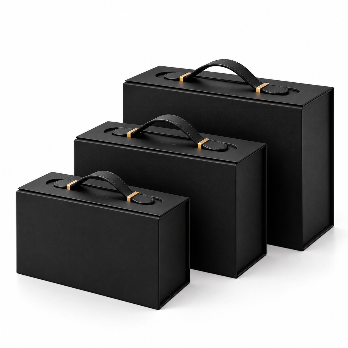 Luxury Folding Gift Box with Handle #FB4273