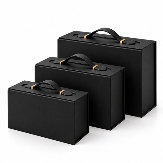 Luxury Folding Gift Box with Handle #FB4273