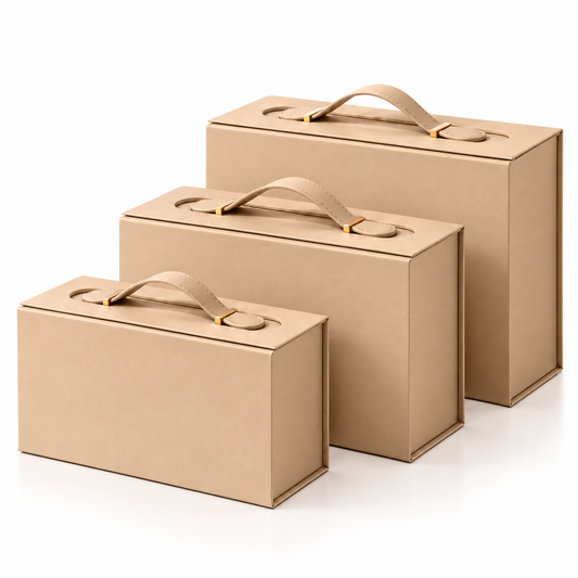 Luxury Folding Gift Box with Handle #FB4271