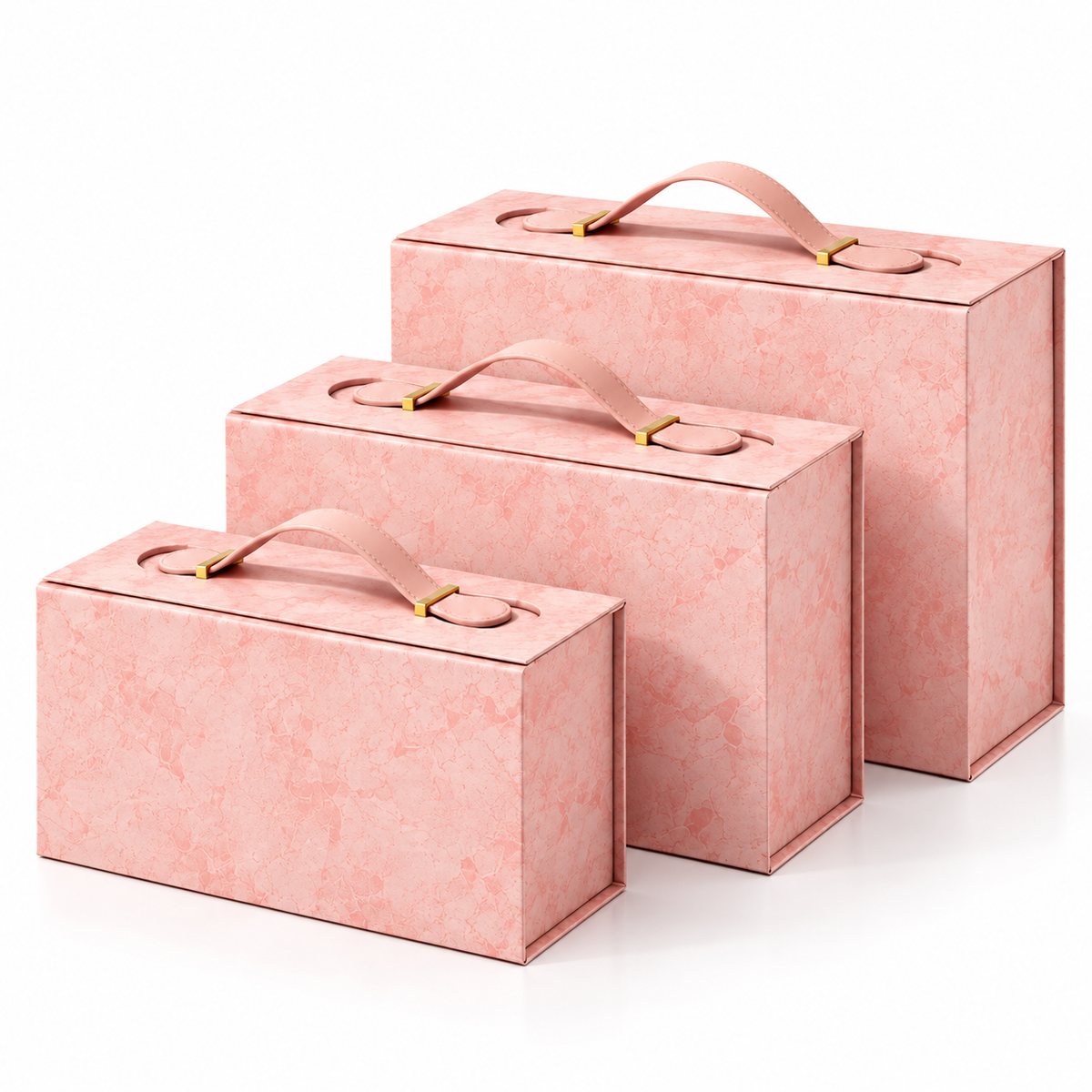 Luxury Folding Gift Box with Handle #FB4272