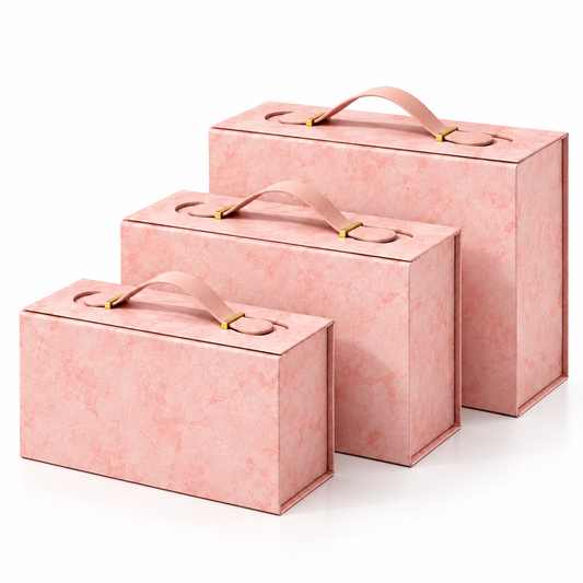 Luxury Folding Gift Box with Handle #FB4272