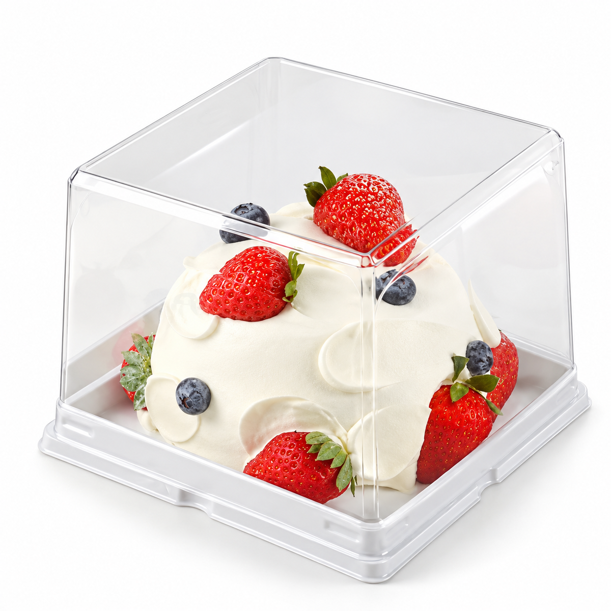 X12pcs Clear Cake Display Box #CD4278