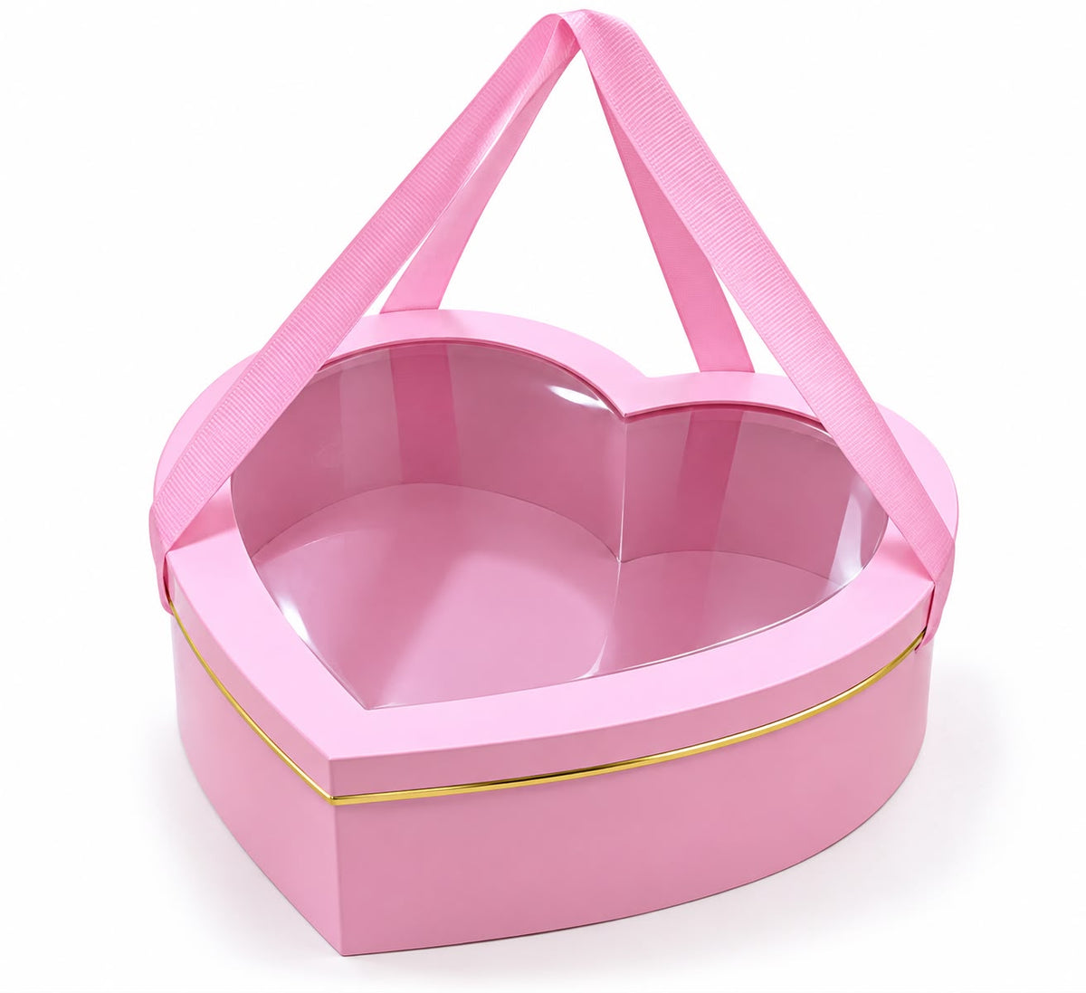 Heart Gift Boxes with Transparent Window – Set of 4 #GB4332