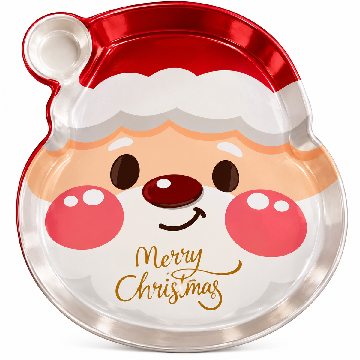Santa Claus Christmas Aluminum Plate #CC4345