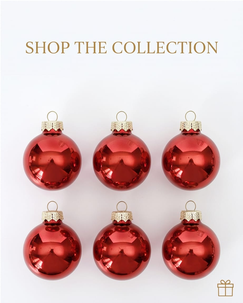 Set of 6 Silver Shiny Christmas Baubles – 8cm #CD4541