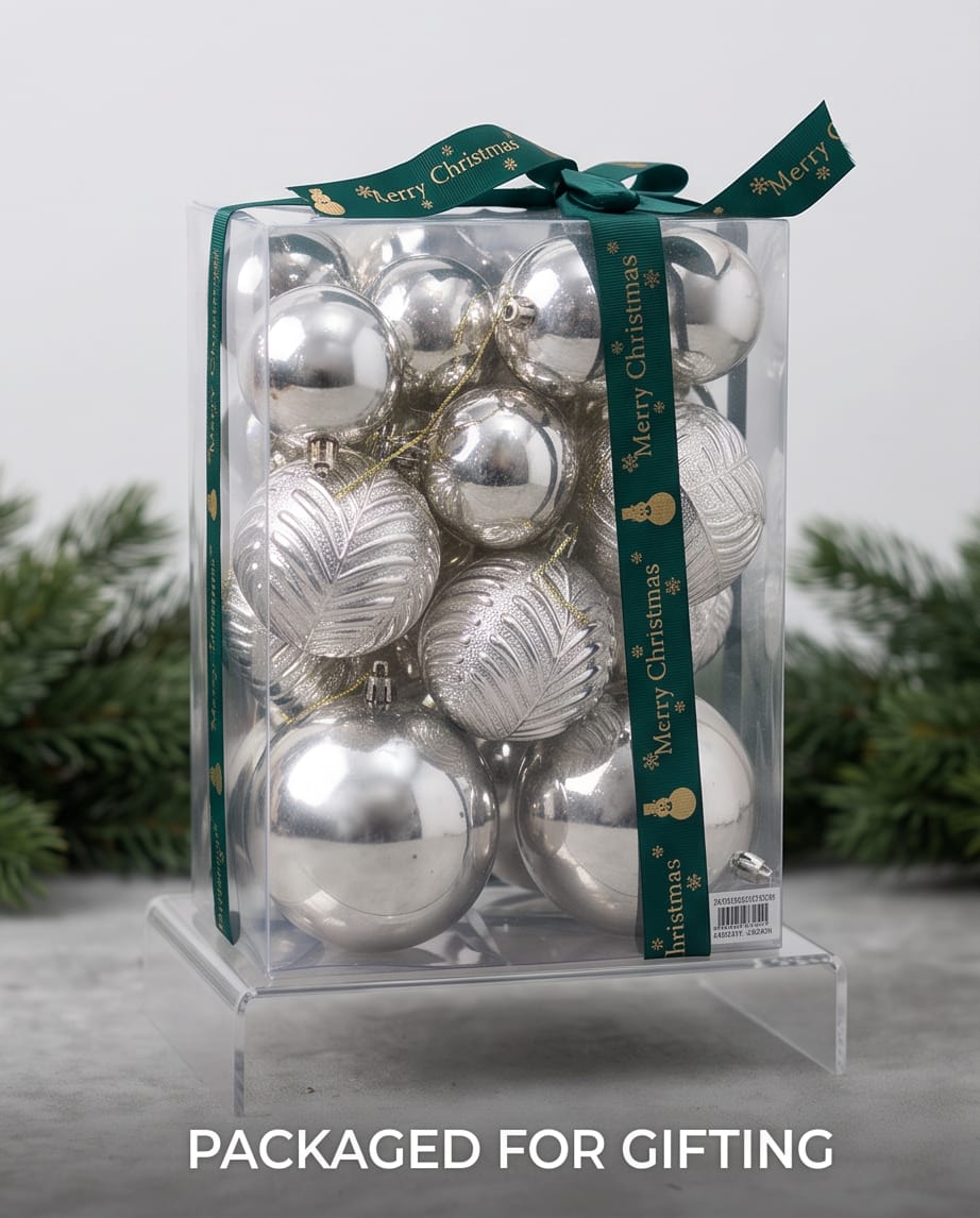 Pack of 29 Red Shatterproof Christmas Tree Ornaments #CD4543