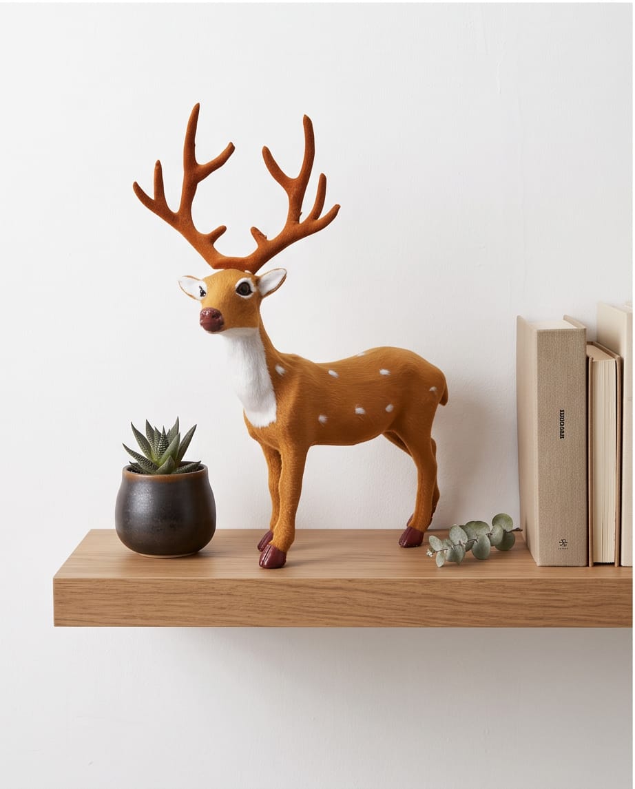 Decorative Standing Christmas Reindeer – 38cm #CD4545