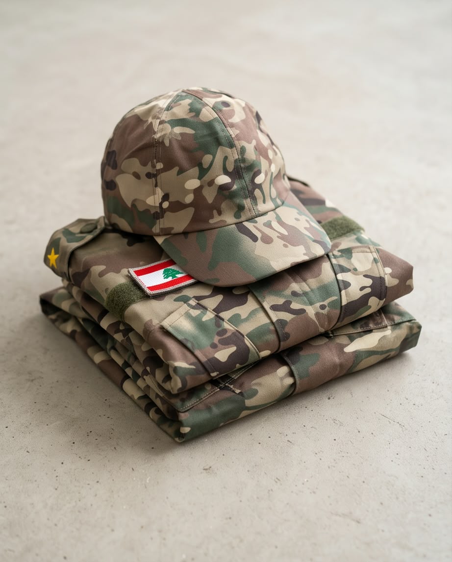 Lebanese Army Camouflage Uniform Costume Set #AS4562