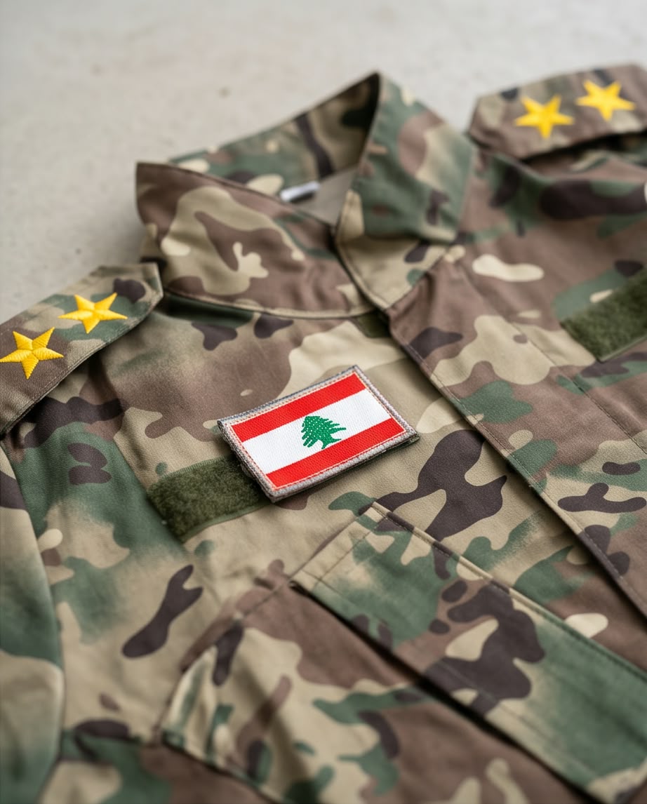 Lebanese Army Camouflage Uniform Costume Set #AS4562