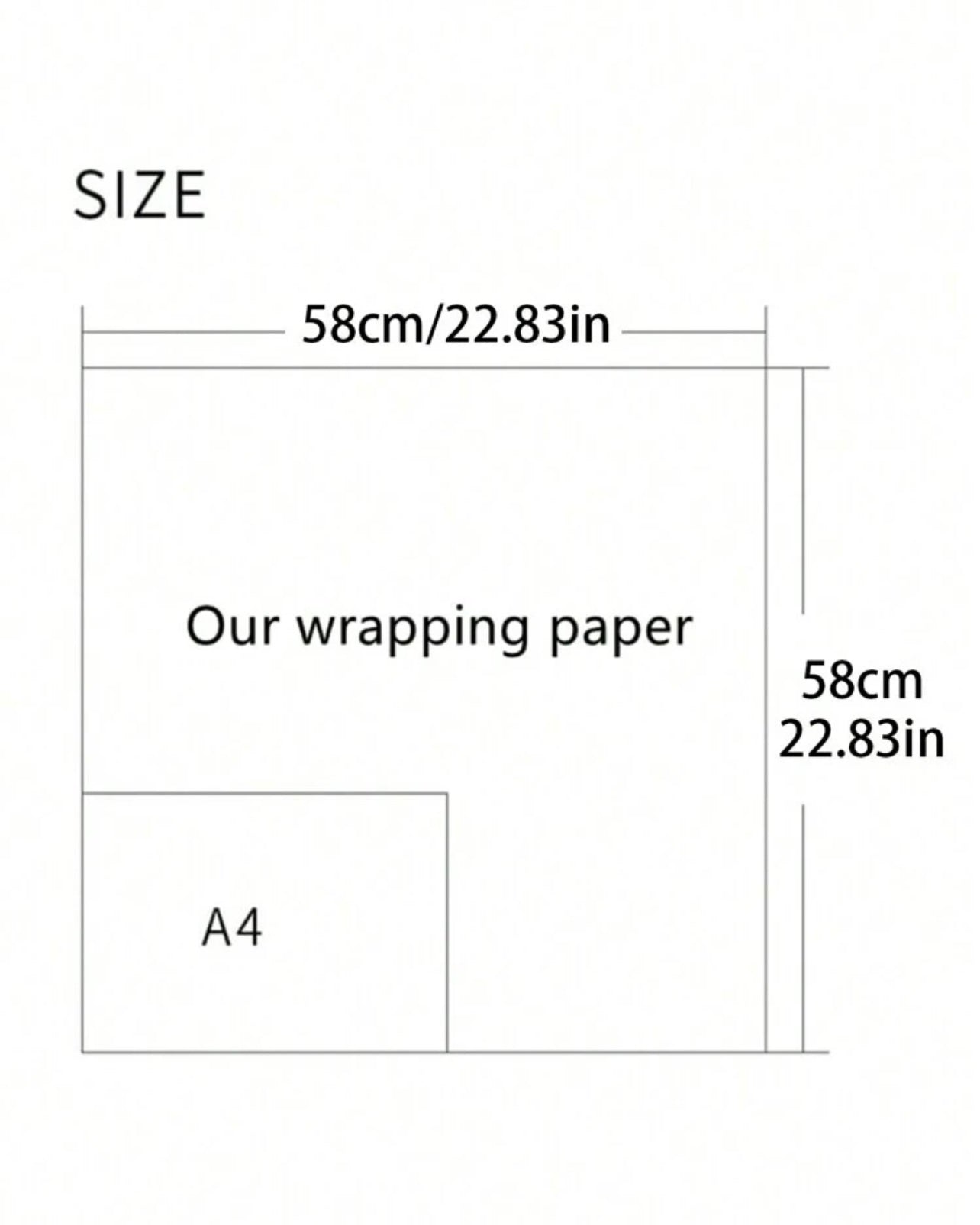 Black Wrapping x20 Paper waterproof #WP1028