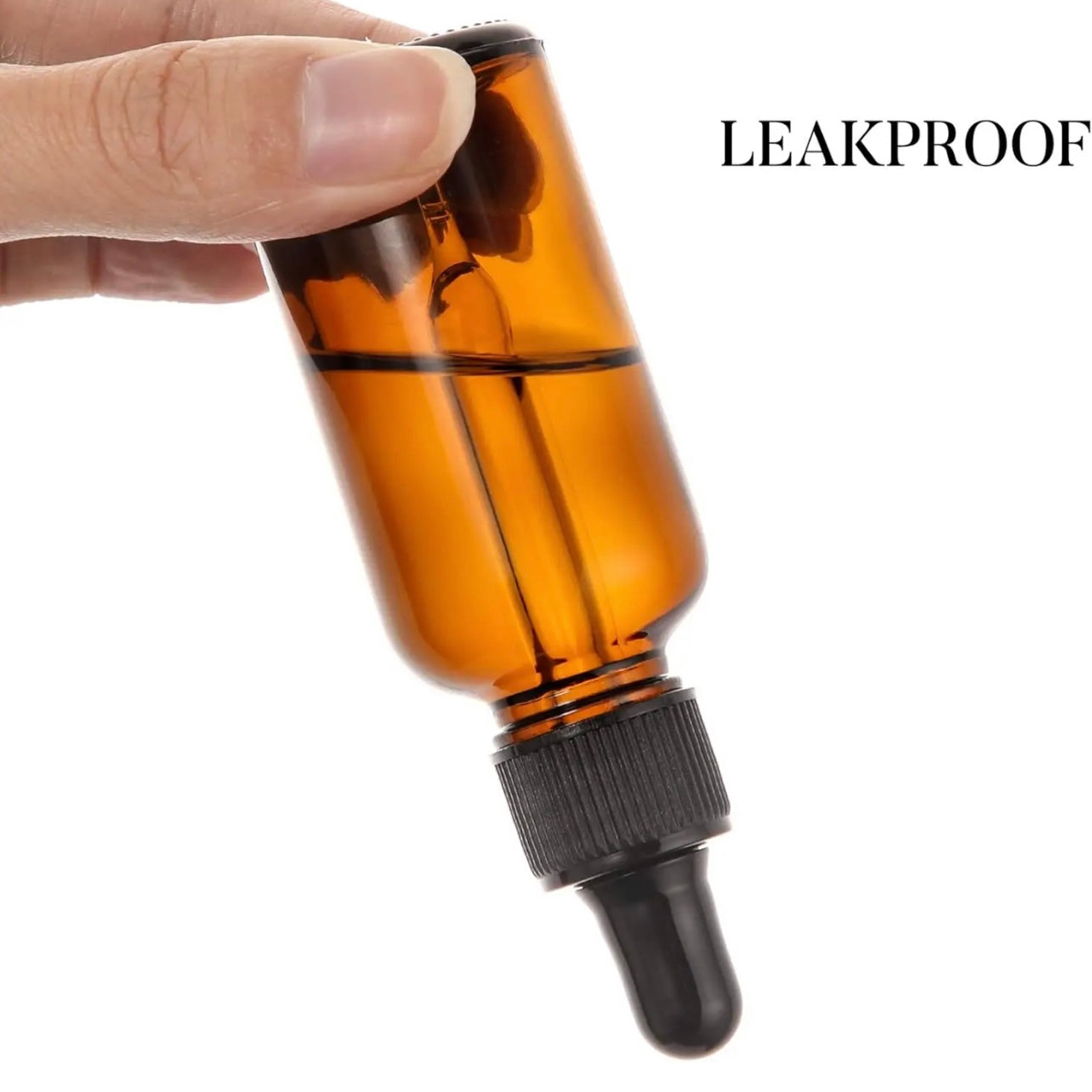 Amber Glass Dropper Bottles
Leakproof for Essential Oil
 #GB1149